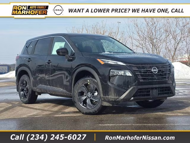 2026 Super Black Nissan Rogue SV AWD SUV
