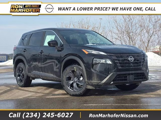 2026 Super Black Nissan Rogue SV AWD SUV
