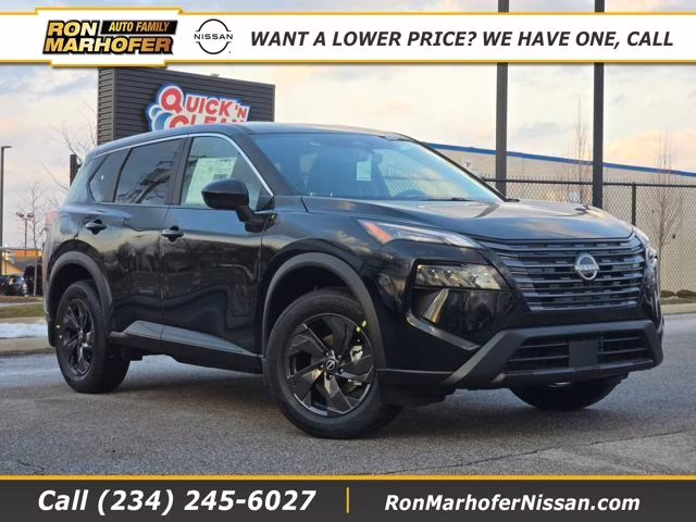 2026 Super Black Nissan Rogue SV AWD SUV