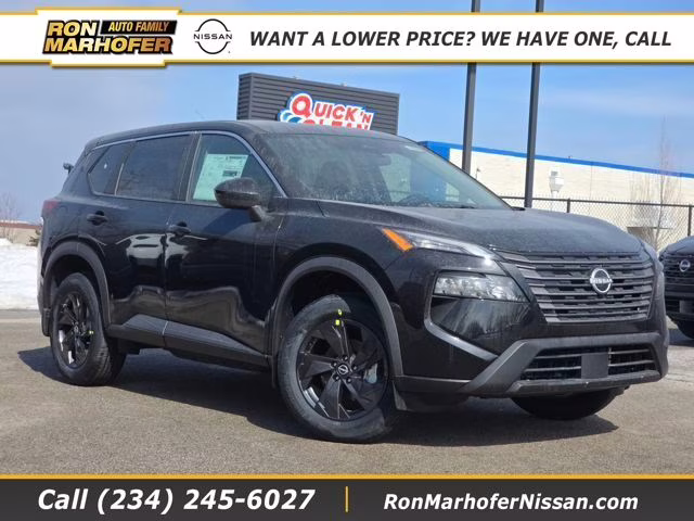 2026 Super Black Nissan Rogue SV AWD SUV