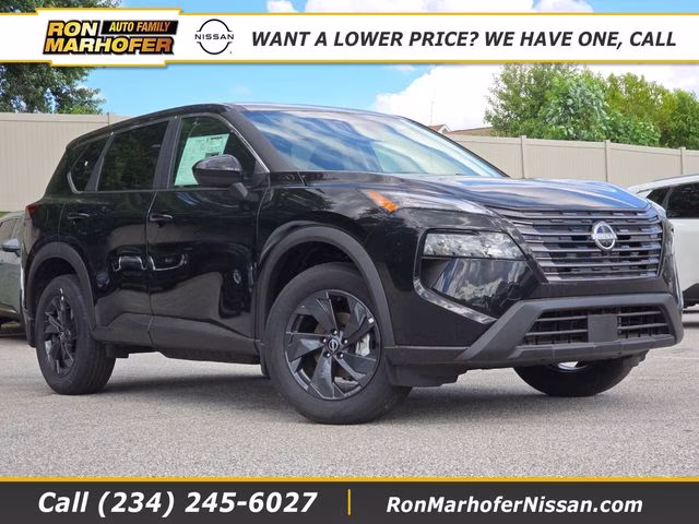 2026 Super Black Nissan Rogue SV AWD SUV