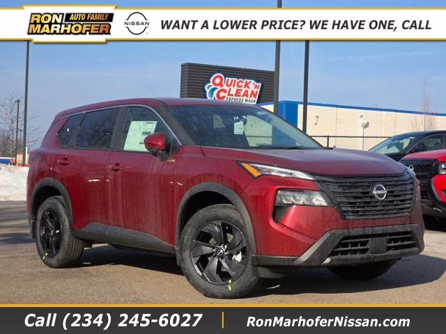2026 Scarlet Ember Tintcoat Nissan Rogue SV AWD SUV