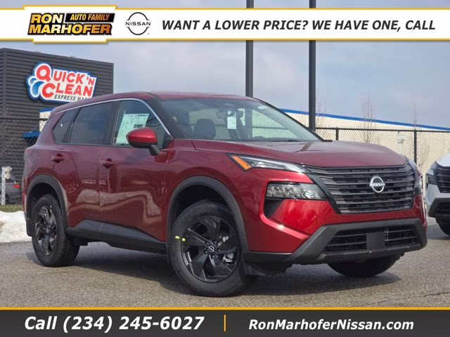 2026 Scarlet Ember Tintcoat Nissan Rogue SV AWD SUV
