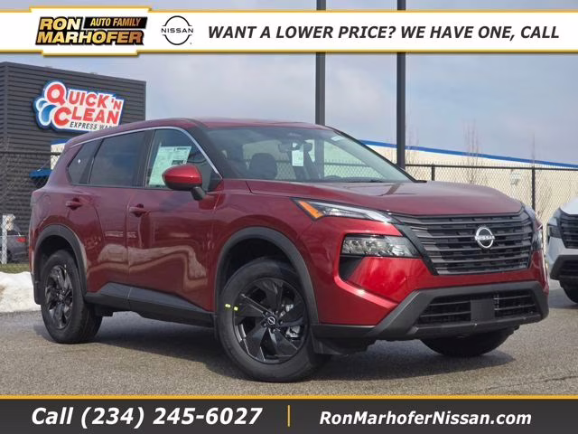 2026 Scarlet Ember Tintcoat Nissan Rogue SV AWD SUV