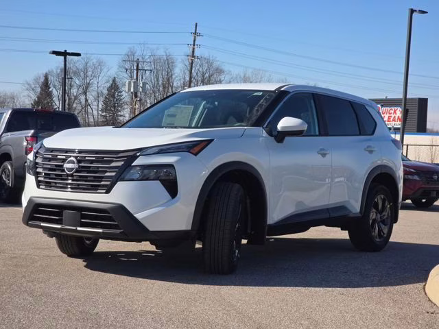 2026 Everest White Pearl Tricoat Nissan Rogue SV AWD SUV