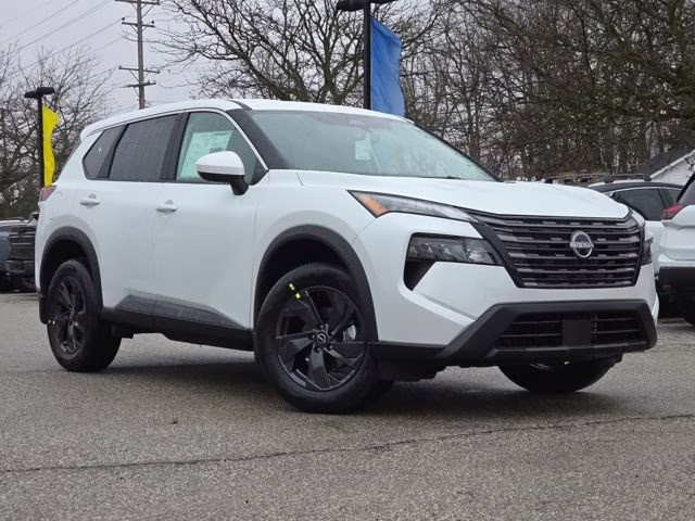 2026 Everest White Pearl Tricoat Nissan Rogue SV AWD SUV
