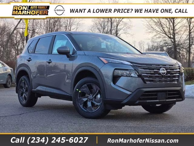 2026 Gun Metallic Nissan Rogue SV AWD SUV