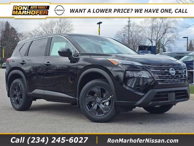 2026 Super Black Nissan Rogue SV AWD SUV