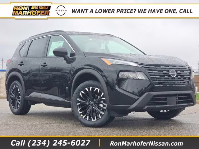 2026 Super Black Nissan Rogue Dark Armor AWD SUV