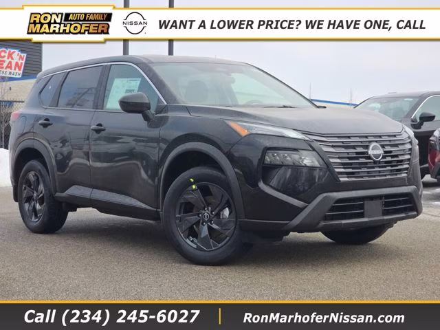2026 Super Black Nissan Rogue SV AWD SUV