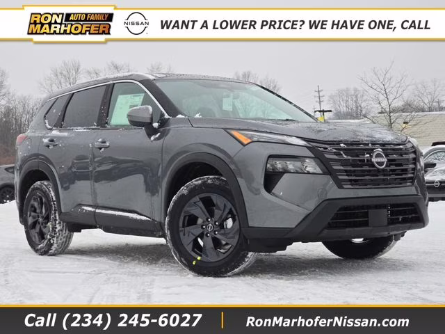 2026 Gun Metallic Nissan Rogue SV AWD SUV