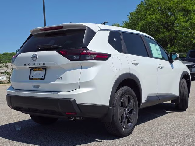 2026 Everest White Pearl Tricoat Nissan Rogue SV AWD SUV