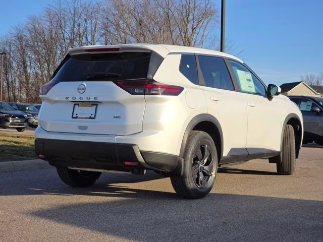2026 Everest White Pearl Tricoat Nissan Rogue SV AWD SUV