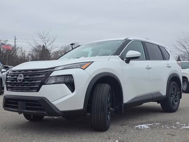 2026 Everest White Pearl Tricoat Nissan Rogue SV AWD SUV