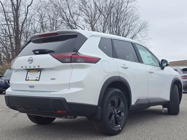 2026 Everest White Pearl Tricoat Nissan Rogue SV AWD SUV