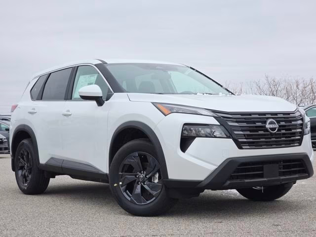 2026 Everest White Pearl Tricoat Nissan Rogue SV AWD SUV