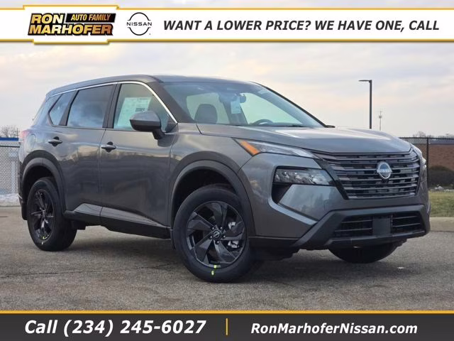 2026 Gun Metallic Nissan Rogue SV AWD SUV