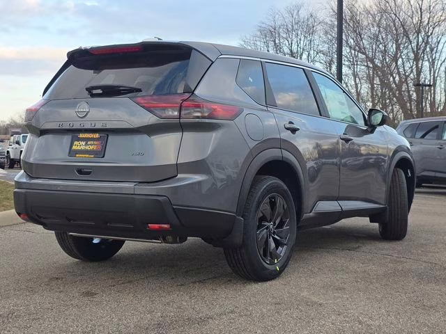 2026 Gun Metallic Nissan Rogue SV AWD SUV