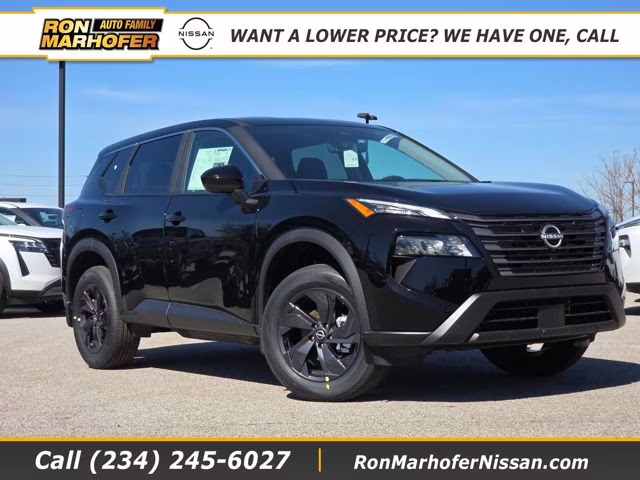 2026 Super Black Nissan Rogue SV AWD SUV