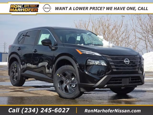 2026 Super Black Nissan Rogue SV AWD SUV