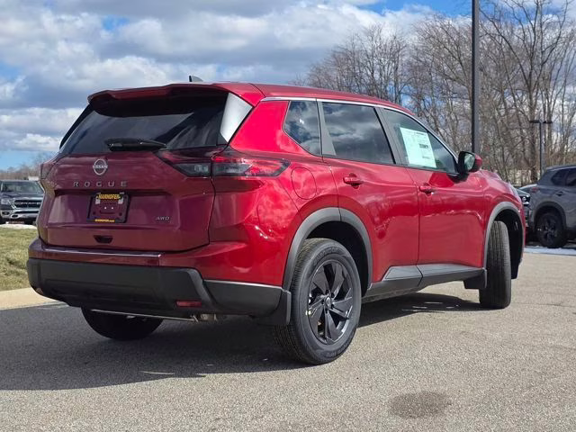 2026 Scarlet Ember Tintcoat Nissan Rogue SV AWD SUV