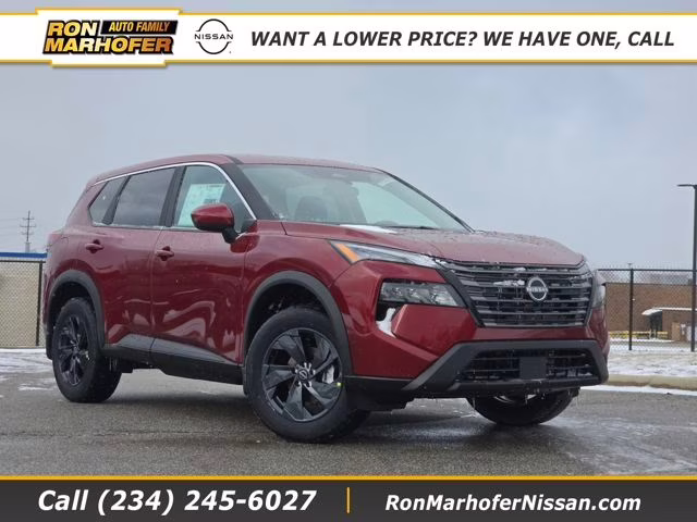 2026 Scarlet Ember Tintcoat Nissan Rogue SV AWD SUV