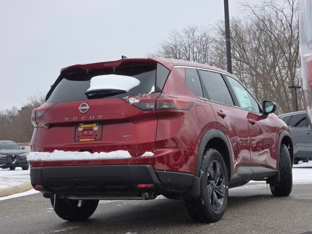 2026 Scarlet Ember Tintcoat Nissan Rogue SV AWD SUV