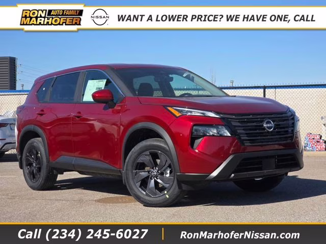 2026 Scarlet Ember Tintcoat Nissan Rogue SV AWD SUV