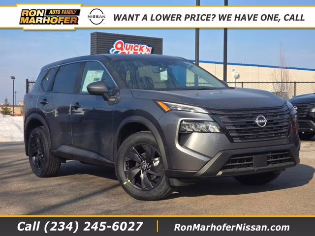 2026 Gun Metallic Nissan Rogue SV AWD SUV