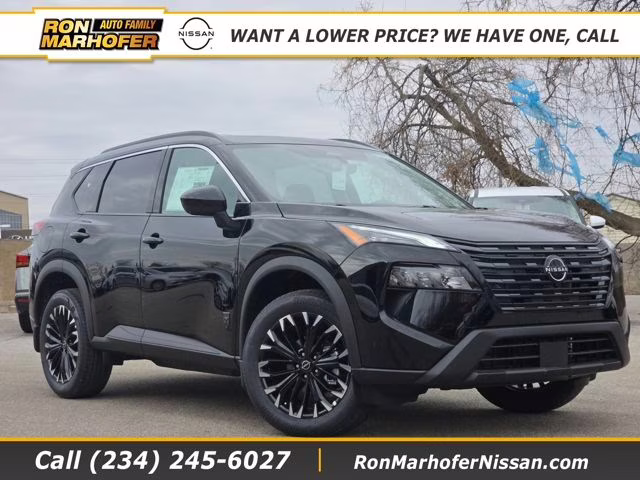 2026 Super Black Nissan Rogue Dark Armor AWD SUV
