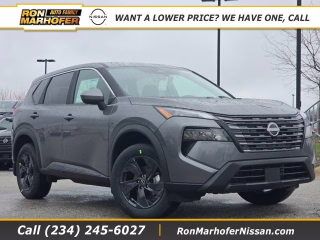 2026 Gun Metallic Nissan Rogue SV AWD SUV