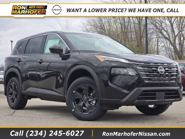 2026 Super Black Nissan Rogue SV AWD SUV