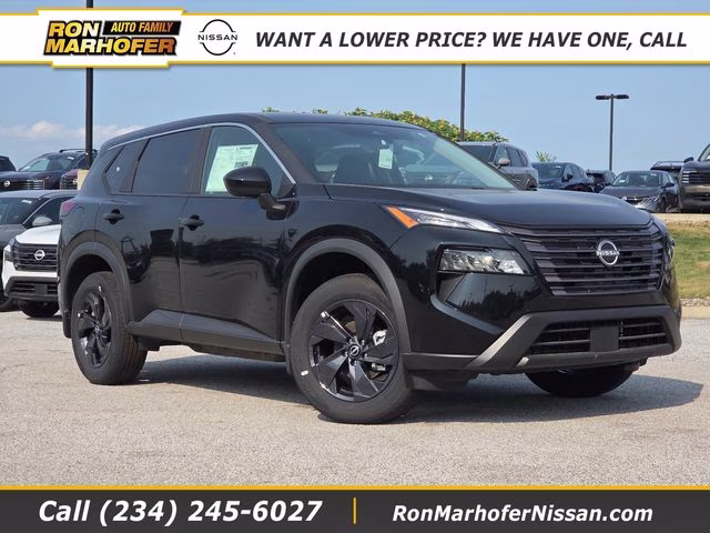 2026 Super Black Nissan Rogue SV AWD SUV
