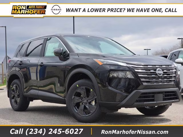 2026 Super Black Nissan Rogue SV AWD SUV