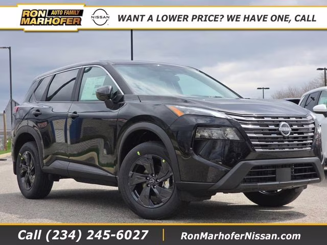 2026 Super Black Nissan Rogue SV AWD SUV