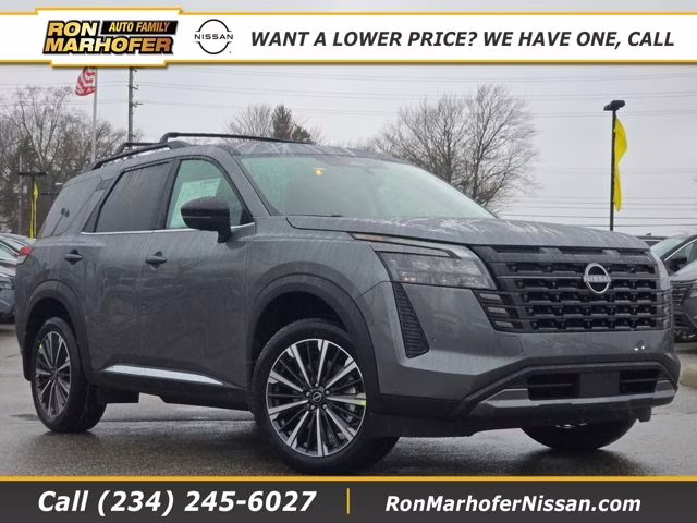 2026 Gun Metallic Nissan Pathfinder Platinum 4X4 SUV