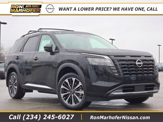 2026 Super Black Nissan Pathfinder Platinum 4X4 SUV