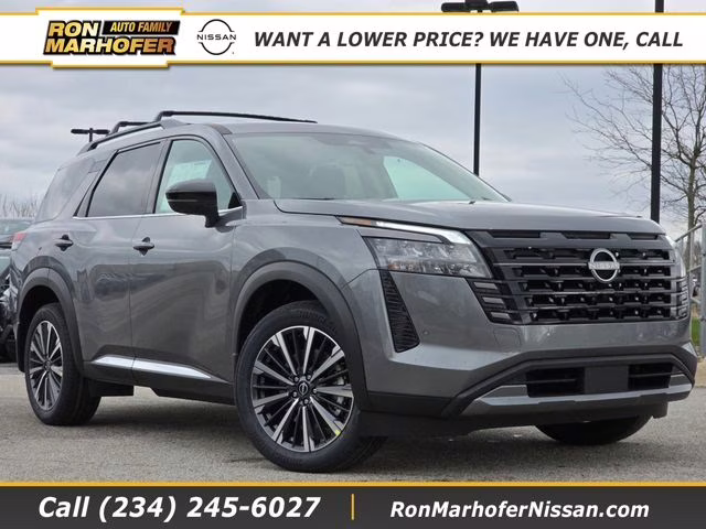 2026 Gun Metallic Nissan Pathfinder Platinum 4X4 SUV