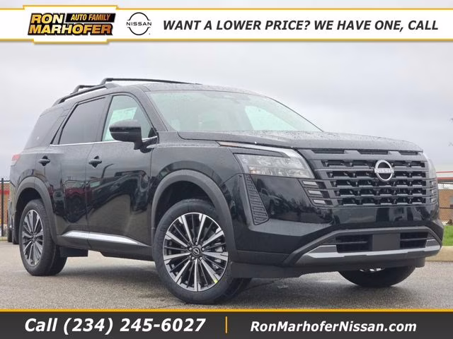 2026 Super Black Nissan Pathfinder Platinum 4X4 SUV