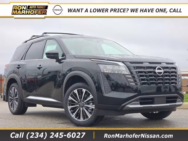 2026 Super Black Nissan Pathfinder Platinum 4X4 SUV