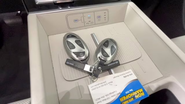 2025 Atlantis Blue Hyundai Santa Fe Hybrid SEL FWD SUV