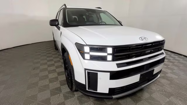 2025 Serenity White Hyundai Santa Fe XRT AWD SUV