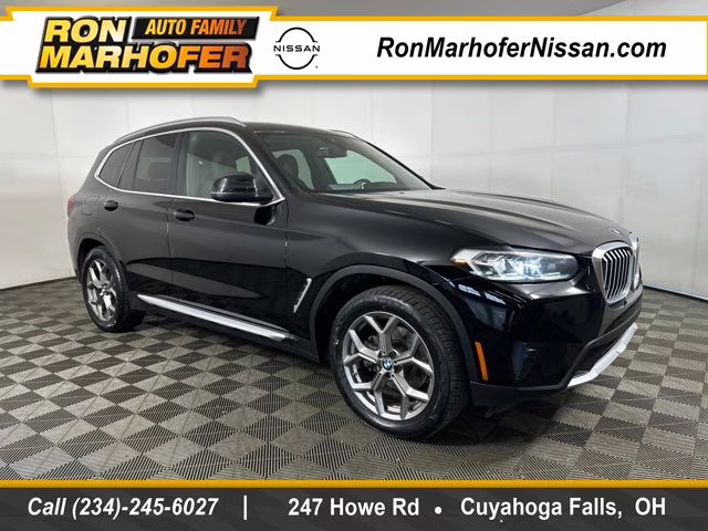 2022 Jet Black BMW X3 xDrive30i AWD SUV