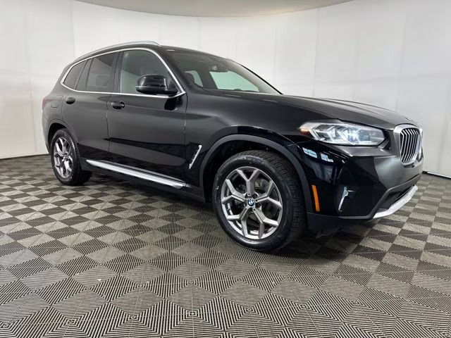 2022 Jet Black BMW X3 xDrive30i AWD SUV