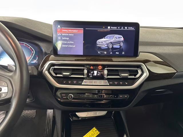 2022 Jet Black BMW X3 xDrive30i AWD SUV