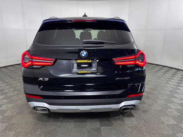 2022 Jet Black BMW X3 xDrive30i AWD SUV