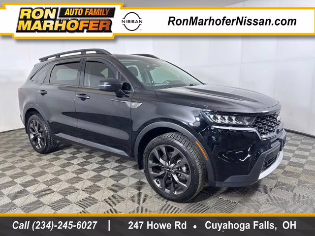 2022 Ebony Black Kia Sorento X-Line EX AWD SUV