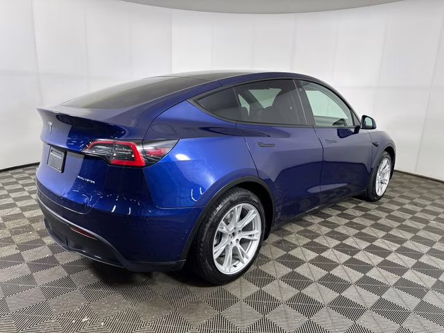 2021 Deep Blue Metallic Tesla Model Y Long Range AWD SUV