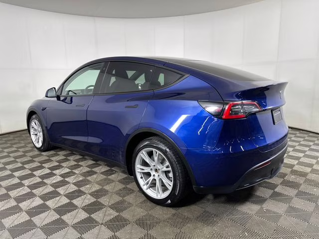 2021 Deep Blue Metallic Tesla Model Y Long Range AWD SUV