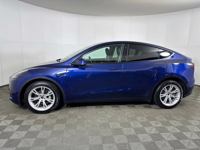 2021 Deep Blue Metallic Tesla Model Y Long Range AWD SUV